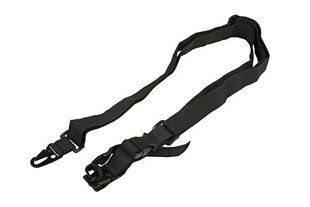 Ремінь триточковий Ultimate Tactical Three-point Bungee Sling Black 26112 фото