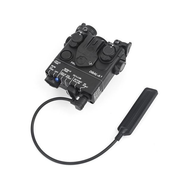 Тактичний модуль Wadsn DBAL-A2 Red Laser+White Light Version Black 35002 фото