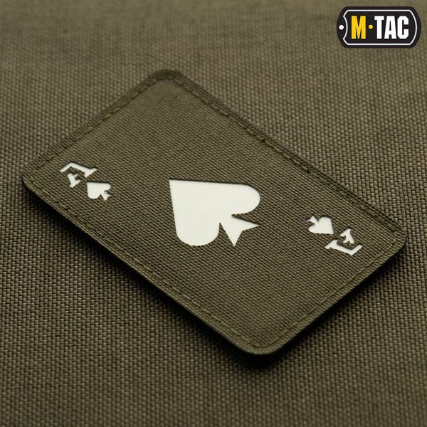 Патч M-Tac Ace Of Spades Laser Cut Світлонакопичувач/Green 13687 фото