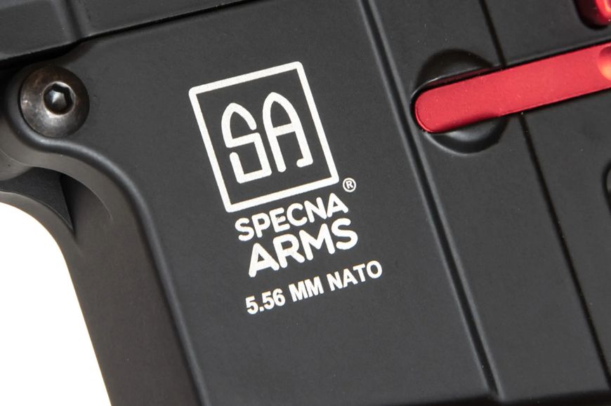 Страйкбольна штурмова гвинтівка Specna Arms SA-B14 One KeyMod 12” Red Edition HPA Модернізована версія 31860 фото