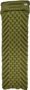 Каремат надувний Skif Outdoor Bachelor Ultralight 190*55*5 cm Olive 29489 фото