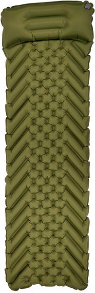 Каремат надувний Skif Outdoor Bachelor Ultralight 190*55*5 cm Olive 29489 фото