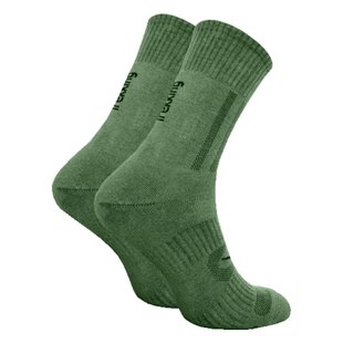 Шкарпетки трекінгові демісезонні Trekking Middle Olive Size M 25999-m фото