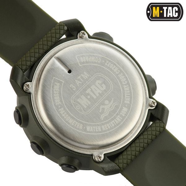 Годинник тактичний багатофункціональний M-TAC Olive 15107 фото
