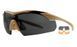 Окуляри Wiley X Vapor 2.5 Grey/Clear/Light Rust Tan Frame 18271 фото 2