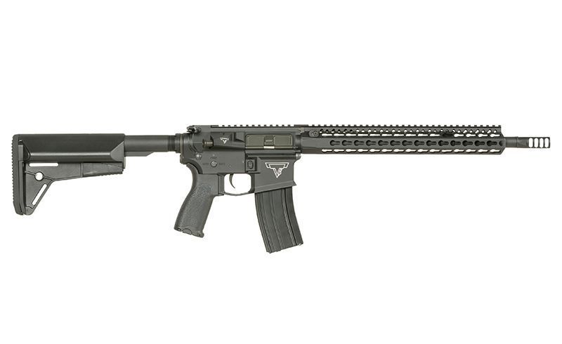 Страйкбольна штурмова гвинтівка Cyma Platinum Replica of the TTI JW2 AR15 rifle with 25RPS, ESHOOTER ETU Black 33306 фото