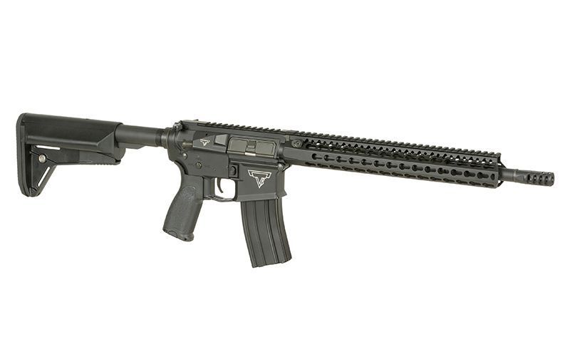 Страйкбольна штурмова гвинтівка Cyma Platinum Replica of the TTI JW2 AR15 rifle with 25RPS, ESHOOTER ETU Black 33306 фото