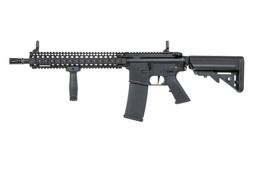 Страйкбольна штурмова гвинтівка Specna Arms Daniel Defense MK18 SA-P26 Prime HAL ETU with brushless motor Black 33637 фото
