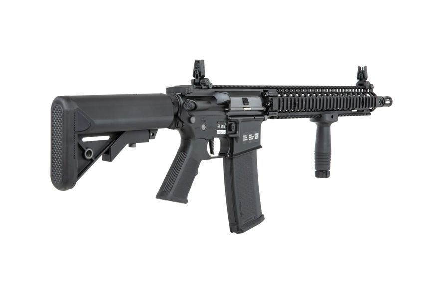Страйкбольна штурмова гвинтівка Specna Arms Daniel Defense MK18 SA-P26 Prime HAL ETU with brushless motor Black 33637 фото