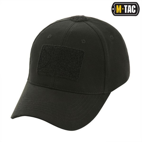 Бейсболка тактическая M-Tac Velcro Black Size L/XL 7040-L/XL фото