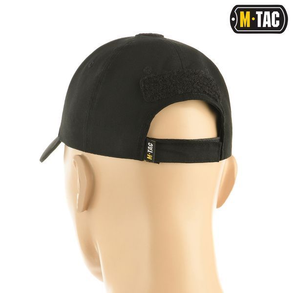 Бейсболка тактическая M-Tac Velcro Black Size L/XL 7040-L/XL фото