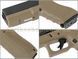 Страйкбольный пистолет Glock 17 Army Metal Tan Green Gas 3887 фото 8
