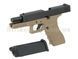 Страйкбольный пистолет Glock 17 Army Metal Tan Green Gas 3887 фото 4