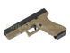 Страйкбольный пистолет Glock 17 Army Metal Tan Green Gas 3887 фото 2