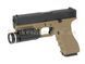 Страйкбольный пистолет Glock 17 Army Metal Tan Green Gas 3887 фото 7