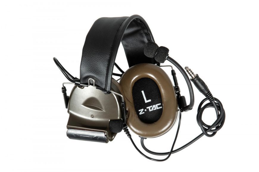 Навушники активні з комунікатором Z-Tactical Comtac II Version 6.0 Headset Olive 25460 фото