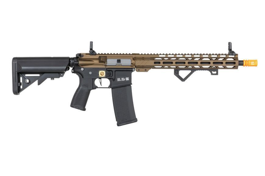 Страйкбольна штурмова гвинтівка Specna Arms RRA SA-E24 Hal Etu orange discharge device Chaos Bronze 33150 фото