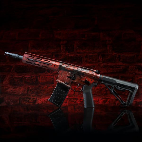 Страйкбольна штурмова гвинтівка EMG Noveske N4 Gen.4 "Pistol" AEG Kryptek Obscura Red 34179 фото
