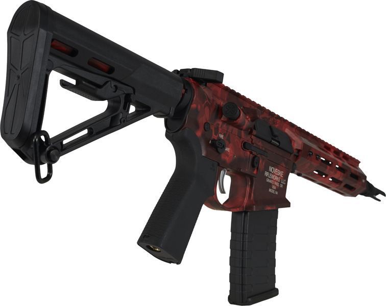 Страйкбольна штурмова гвинтівка EMG Noveske N4 Gen.4 "Pistol" AEG Kryptek Obscura Red 34179 фото