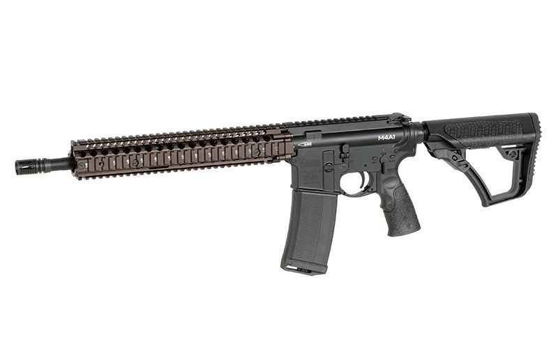 Страйкбольна штурмова гвинтівка Double Eagle Daniel Defense M4 M4A1 12.5" GBBR MWS Gas Black 34643 фото