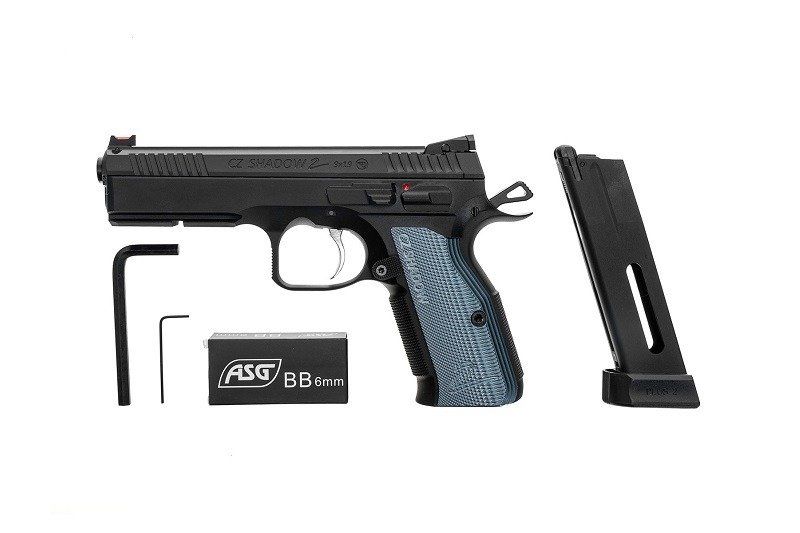 Страйкбольний пістолет ASG CZ-75 SP-01 Shadow 2 CO2 14600 фото