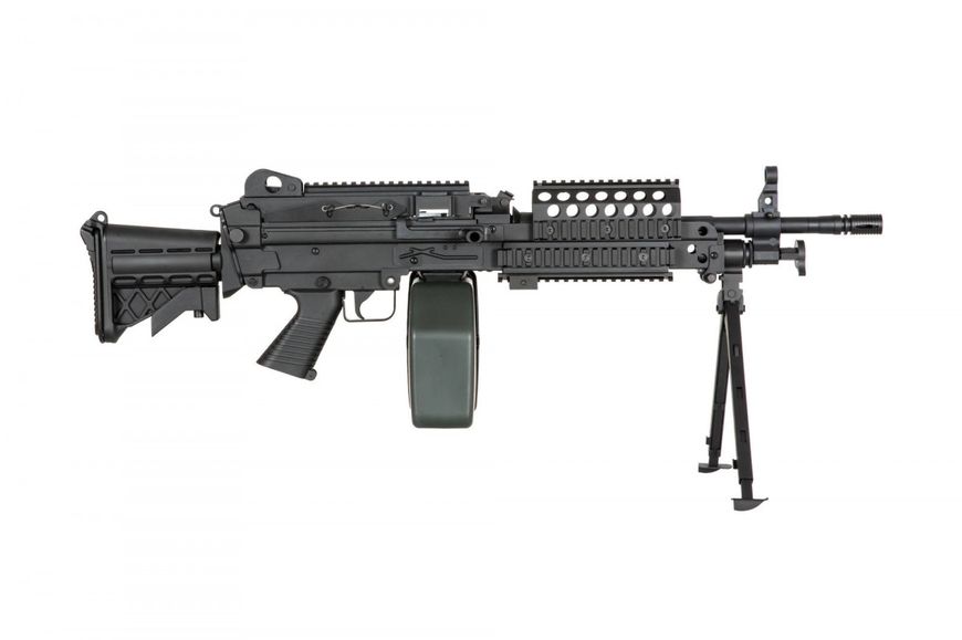 Страйкбольний кулемет Specna Arms SA-46 Core Machine Gun Black 25048 фото