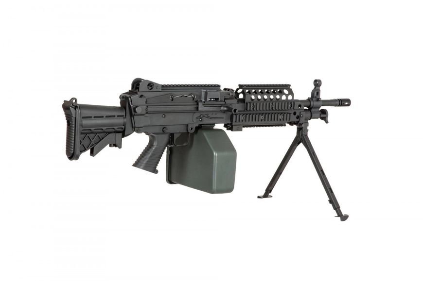 Страйкбольний кулемет Specna Arms SA-46 Core Machine Gun Black 25048 фото