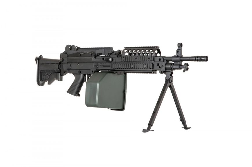 Страйкбольний кулемет Specna Arms SA-46 Core Machine Gun Black 25048 фото