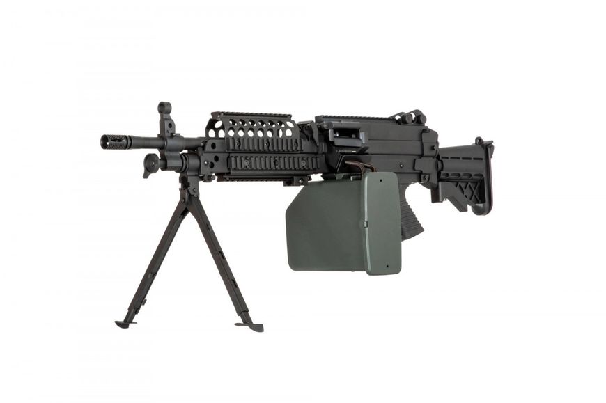 Страйкбольний кулемет Specna Arms SA-46 Core Machine Gun Black 25048 фото