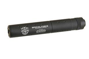 Страйкбольний глушник Big Dragon 196mm dummy silence Special Force Black 14513 фото