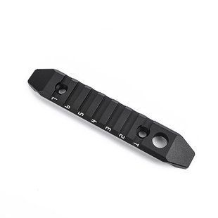 Планка M-ETAL 7-Slot M-lok and Keymod Aluminum Rail BK 35166 фото