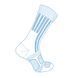 Носки трекинговые летние Trekking MidLight Grey Size M 24764-m фото 2