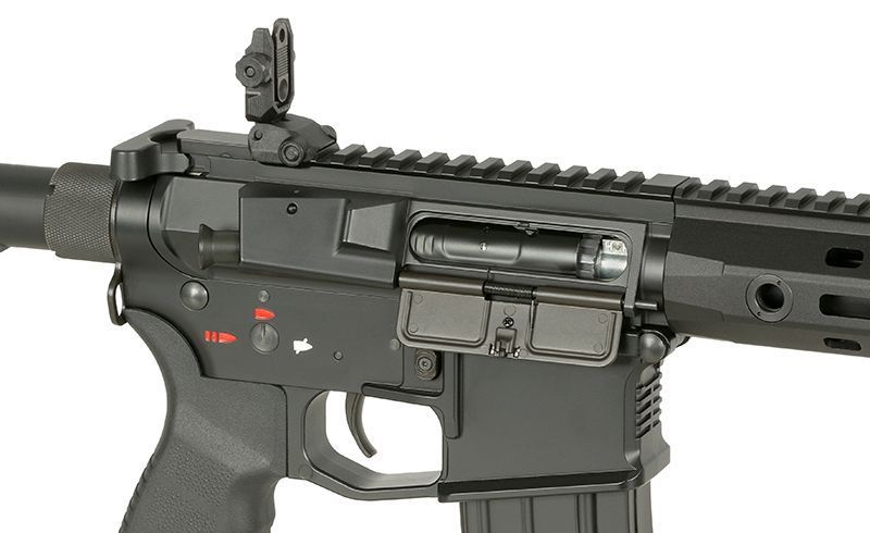 Страйкбольна штурмова гвинтівка Cyma Platinum CM.097F AEG Rifle Eshooter ETU Black 33309 фото
