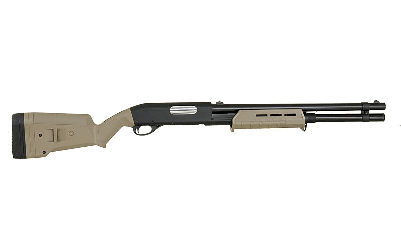 Страйкбольний дробовик Cyma Remington 870 Magpull CM.355LM Dark earth 10366 фото