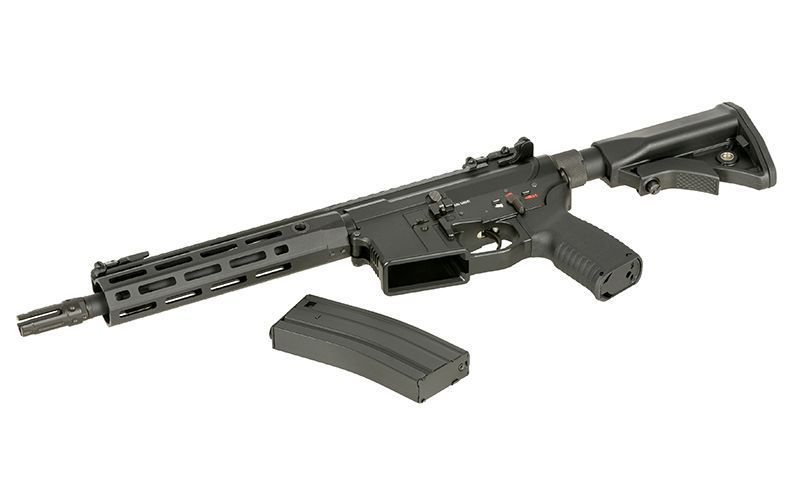 Страйкбольна штурмова гвинтівка Cyma Platinum CM.097F AEG Rifle Eshooter ETU Black 33309 фото