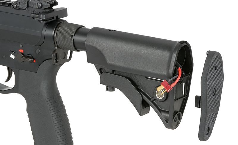 Страйкбольна штурмова гвинтівка Cyma Platinum CM.097F AEG Rifle Eshooter ETU Black 33309 фото