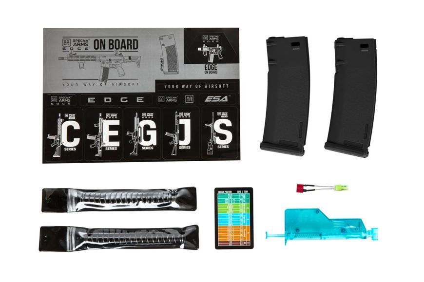 Страйкбольна штурмова гвинтівка Specna Arms Daniel Defense RIS III 12.5'' SA-P28 Prime Hal Etu with brushless motor Black 32631 фото