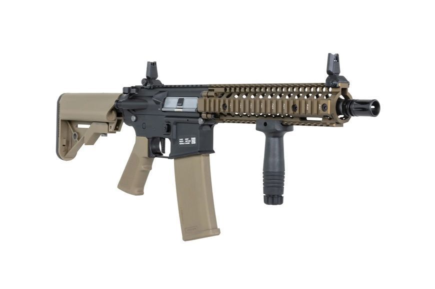 Страйкбольна штурмова гвинтівка Specna Arms Daniel Defense MK18 SA-C19 Core HAL ETU Gen.2 Chaos Bronze 33152 фото