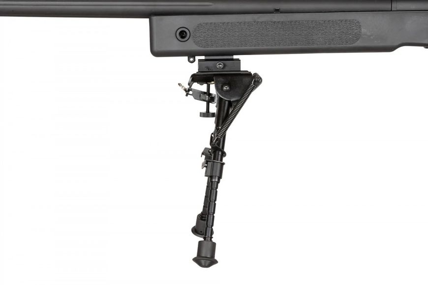 Страйкбольна снайперська гвинтівка Specna Arms M62 SA-S02 Core High Velocity Sniper Rifle With Scope and Bipod Black 25049 фото