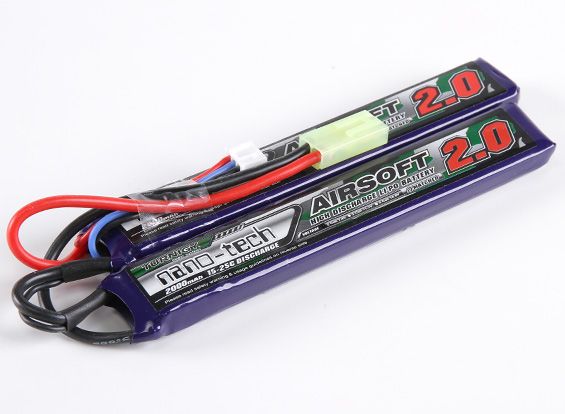 Акумулятор Turnigy Nano-Tech LiPo 7.4v 2000mAh 15-25C Nunchuk 0350 фото