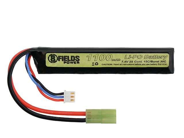 Акумулятор 8Fields LiPo 7.4V 1100mAh 15/30C 27728 фото