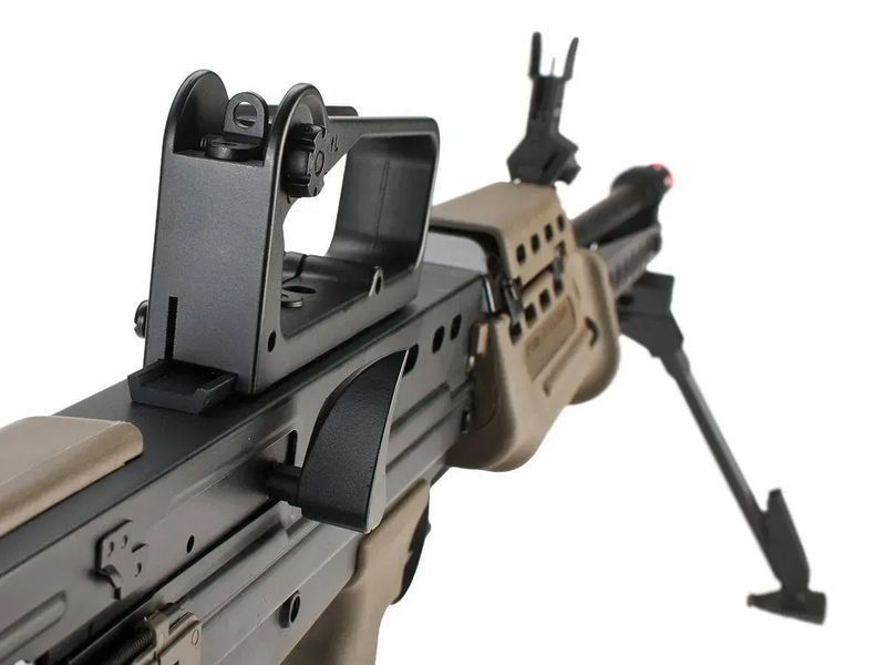 Страйкбольный пулемет ICS L85A2 Series British Military Bullpup AEG Noir & Olive 34181 фото