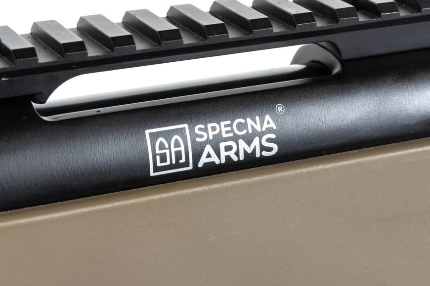 Страйкбольная снайперская винтовка Specna Arms SA-S02 CORE High Velocity Upgraded Tan 34773 фото