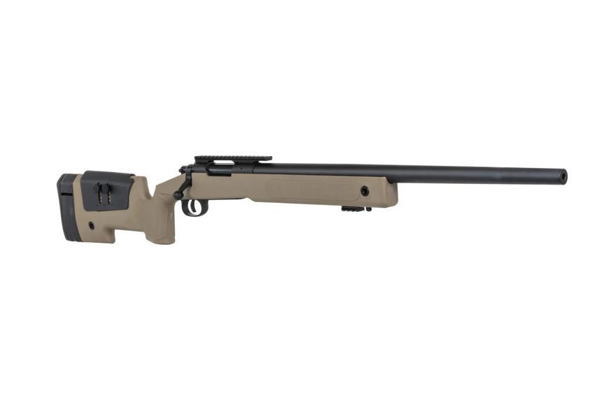 Страйкбольная снайперская винтовка Specna Arms SA-S02 CORE High Velocity Upgraded Tan 34773 фото