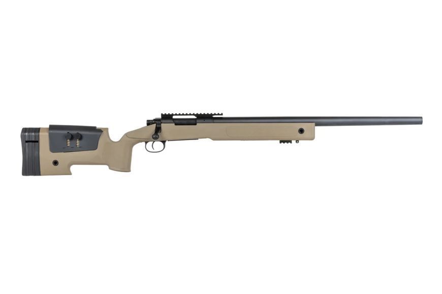 Страйкбольная снайперская винтовка Specna Arms SA-S02 CORE High Velocity Upgraded Tan 34773 фото