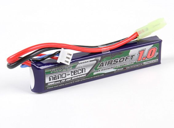 Акумулятор Turnigy Nano-Tech LiPo 7,4 v 1000 mAh 20-40C 353 фото