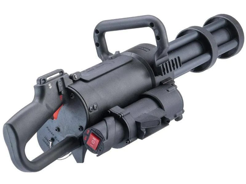 Страйкбольний кулемет Classic Army M133 Mini Vulcan Rotating Multi-Barrel AEG Black 34182 фото
