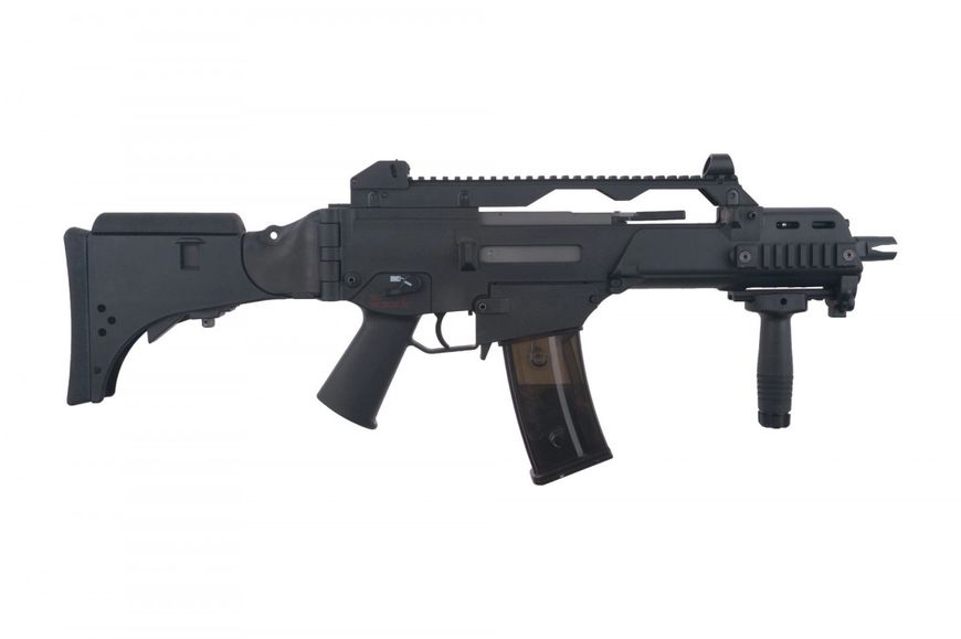 Страйкбольна штурмова гвинтівка Specna Arms Sa-G12V Ebb Carbine Black 25051 фото