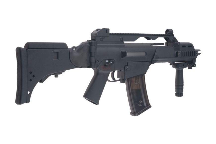 Страйкбольна штурмова гвинтівка Specna Arms Sa-G12V Ebb Carbine Black 25051 фото