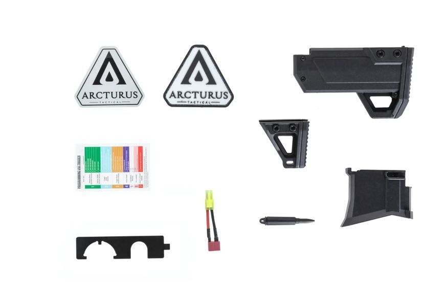 Страйкбольна штурмова гвинтівка Arcturus X C.A.T. AR-15 Versatile 8.5" AR AEG FE Black 33098 фото